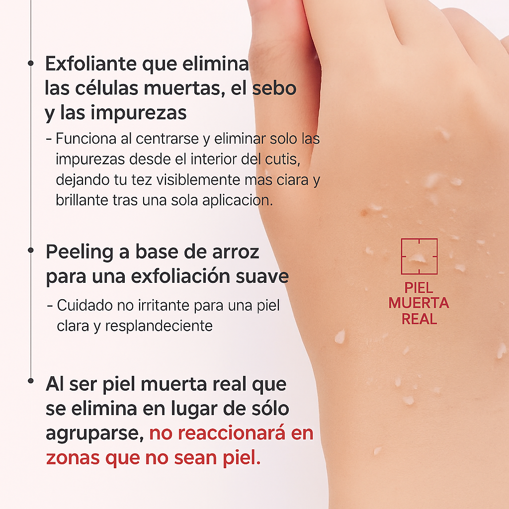 Dr. Melaxin Peel Shot Glow™ Duo Black and White 30ml - Serum Exfoliante de Arroz