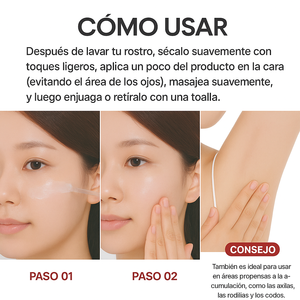 Dr. Melaxin Peel Shot Glow™ Duo Black and White 30ml - Serum Exfoliante de Arroz