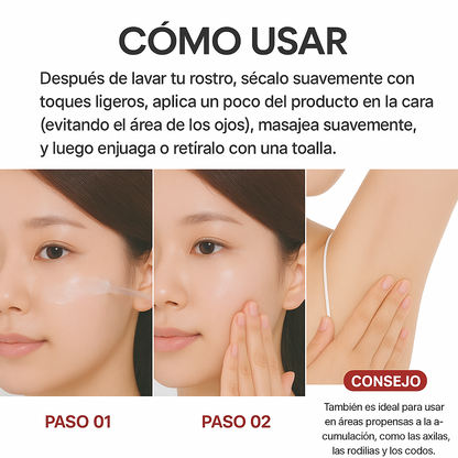 Dr. Melaxin Peel Shot Glow™ Duo Black and White 30ml - Serum Exfoliante de Arroz